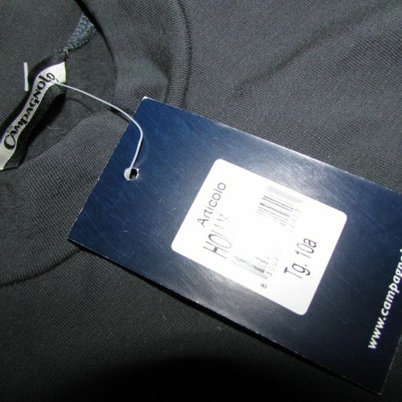 CAMPAGNOLO BOYS SZ 10 NWT BLACK LONG SLEEVE SHIRT - Picture 7 of 8